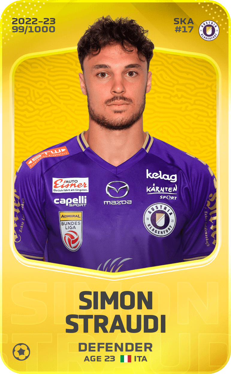 Simon Straudi 2022-23 • Limited 99/1000
