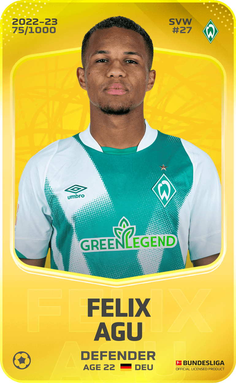 Felix Agu 2022-23 • Limited 75/1000