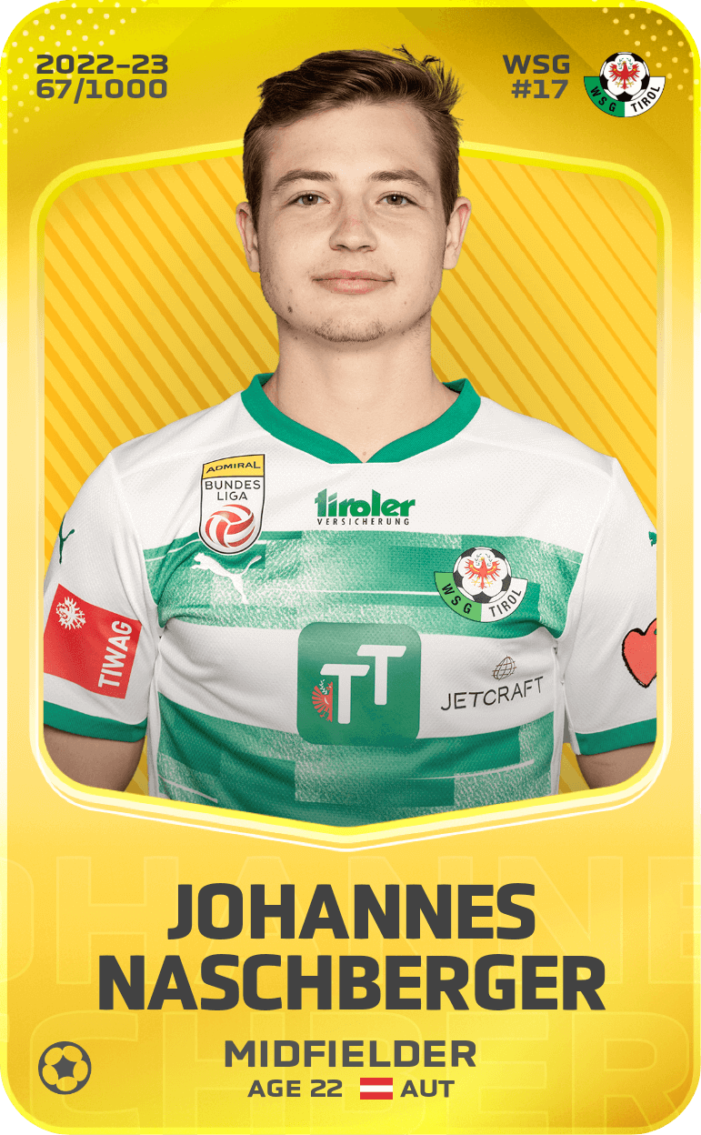 Johannes Naschberger 2022-23 • Limited 67/1000