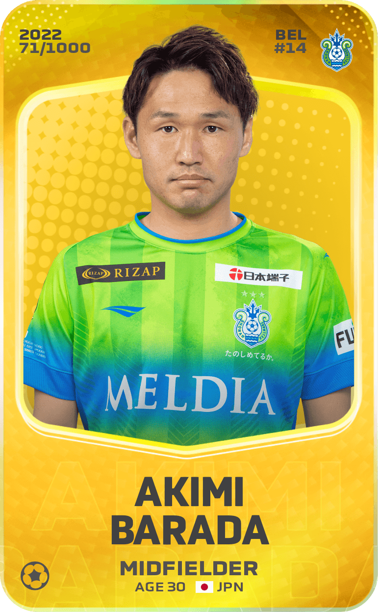 Akimi Barada 2022-23 • Limited 71/1000