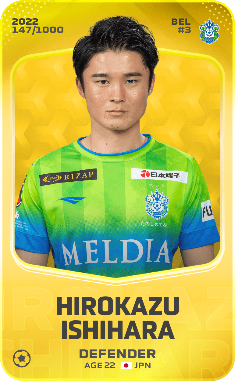 Hirokazu Ishihara 2022-23 • Limited 147/1000