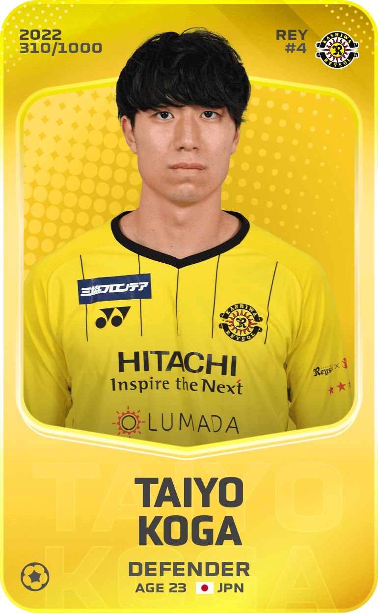 Taiyo Koga 2022-23 • Limited 310/1000