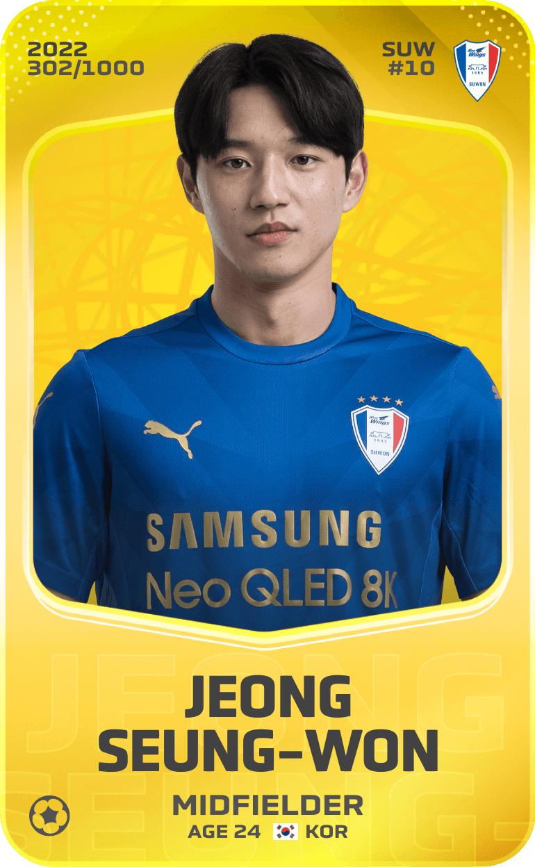 Jeong Seung-Won 2022-23 • Limited 302/1000