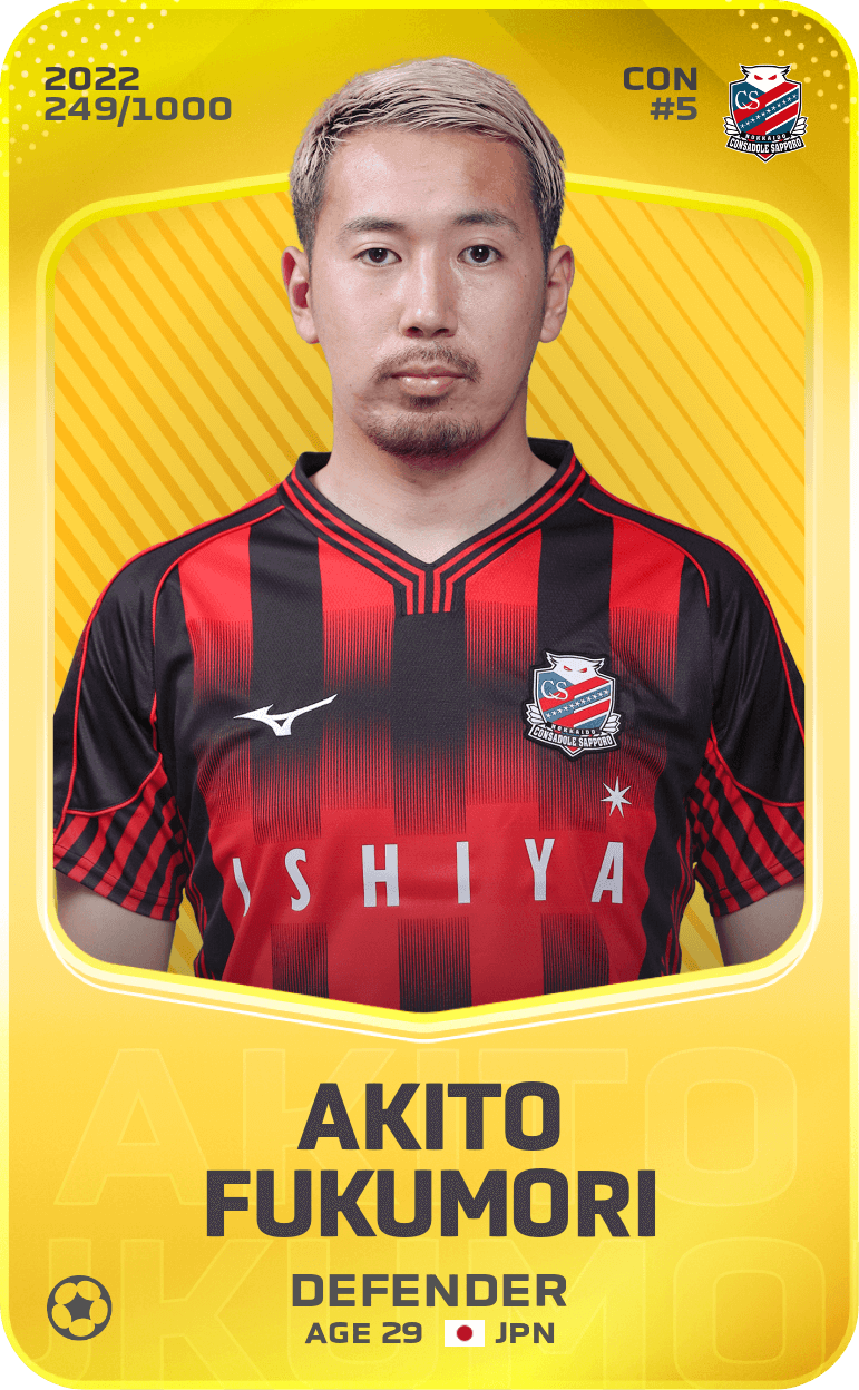 Akito Fukumori 2022-23 • Limited 249/1000