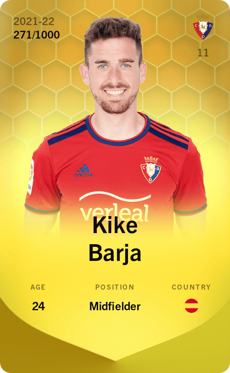 Kike Barja 2021-22 • Limited 271/1000