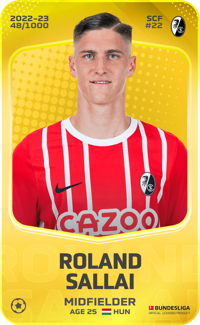 Roland Sallai 2022-23 • Limited 48/1000
