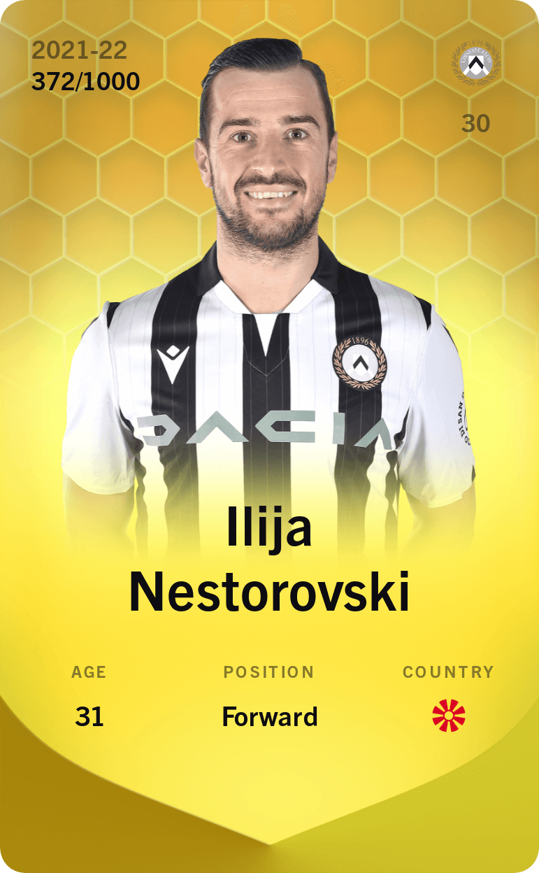 Ilija Nestorovski 2021-22 • Limited 372/1000