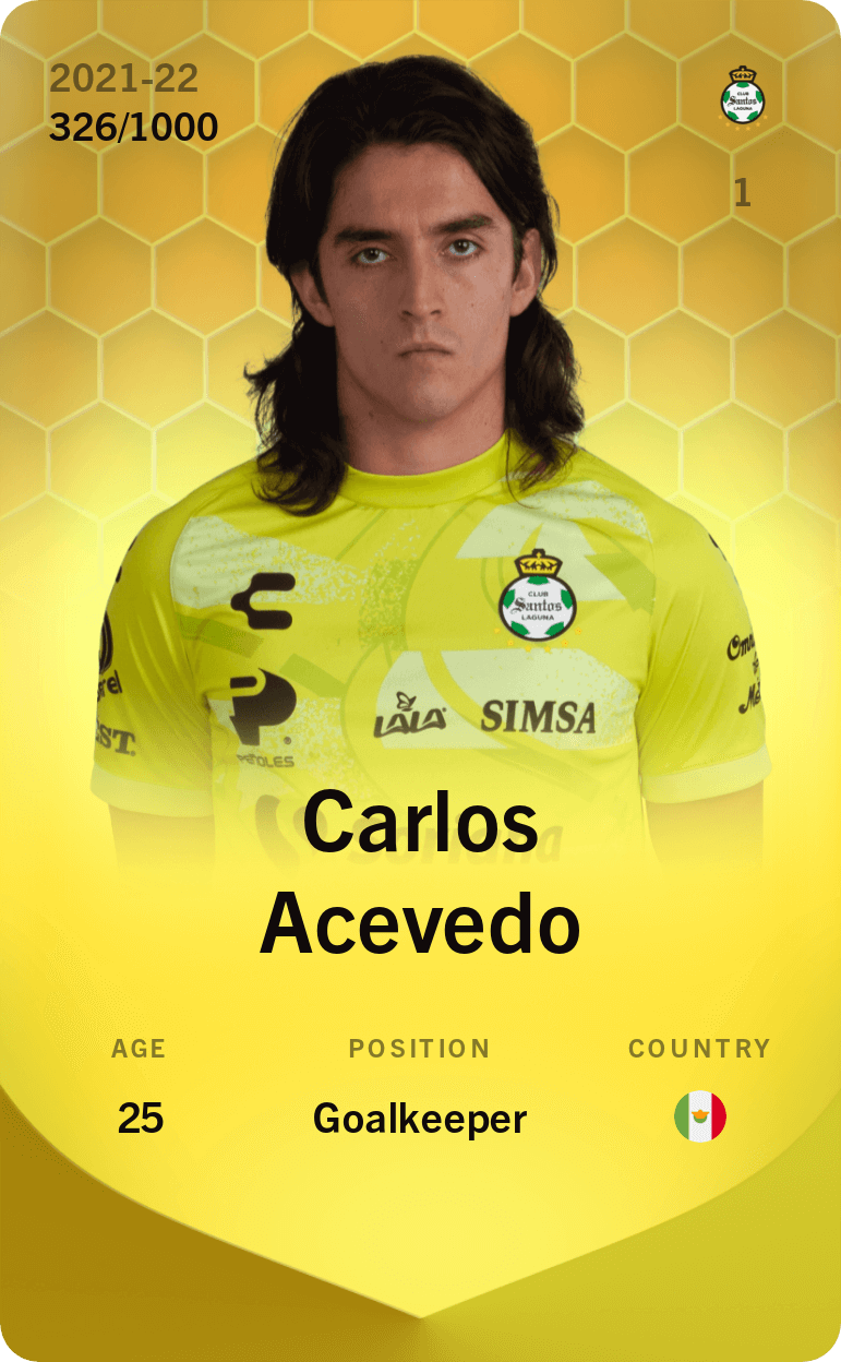 Carlos Acevedo 2021-22 • Limited 326/1000