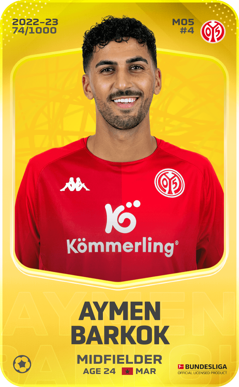 Aymen Barkok 2022-23 • Limited 74/1000