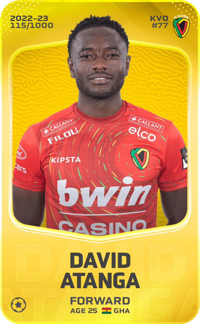David Atanga 2022-23 • Limited 115/1000