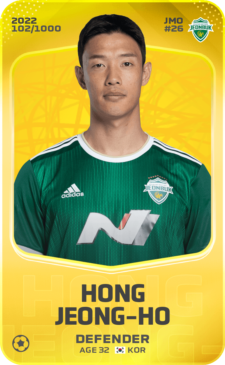 Hong Jeong-Ho 2022-23 • Limited 102/1000