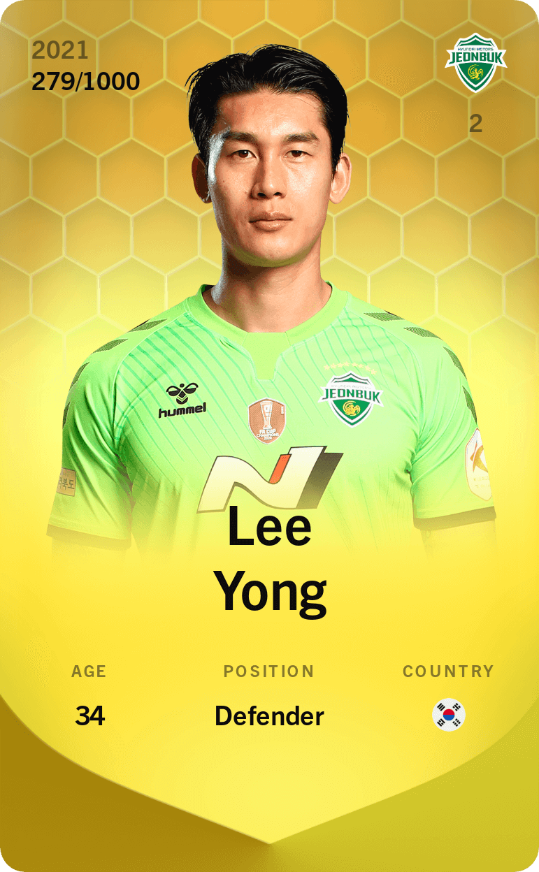 Lee Yong 2021-22 • Limited 279/1000