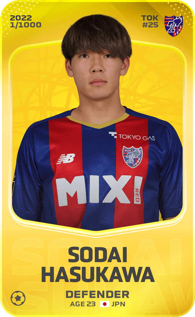 Sodai Hasukawa 2022-23 • Limited 1/1000