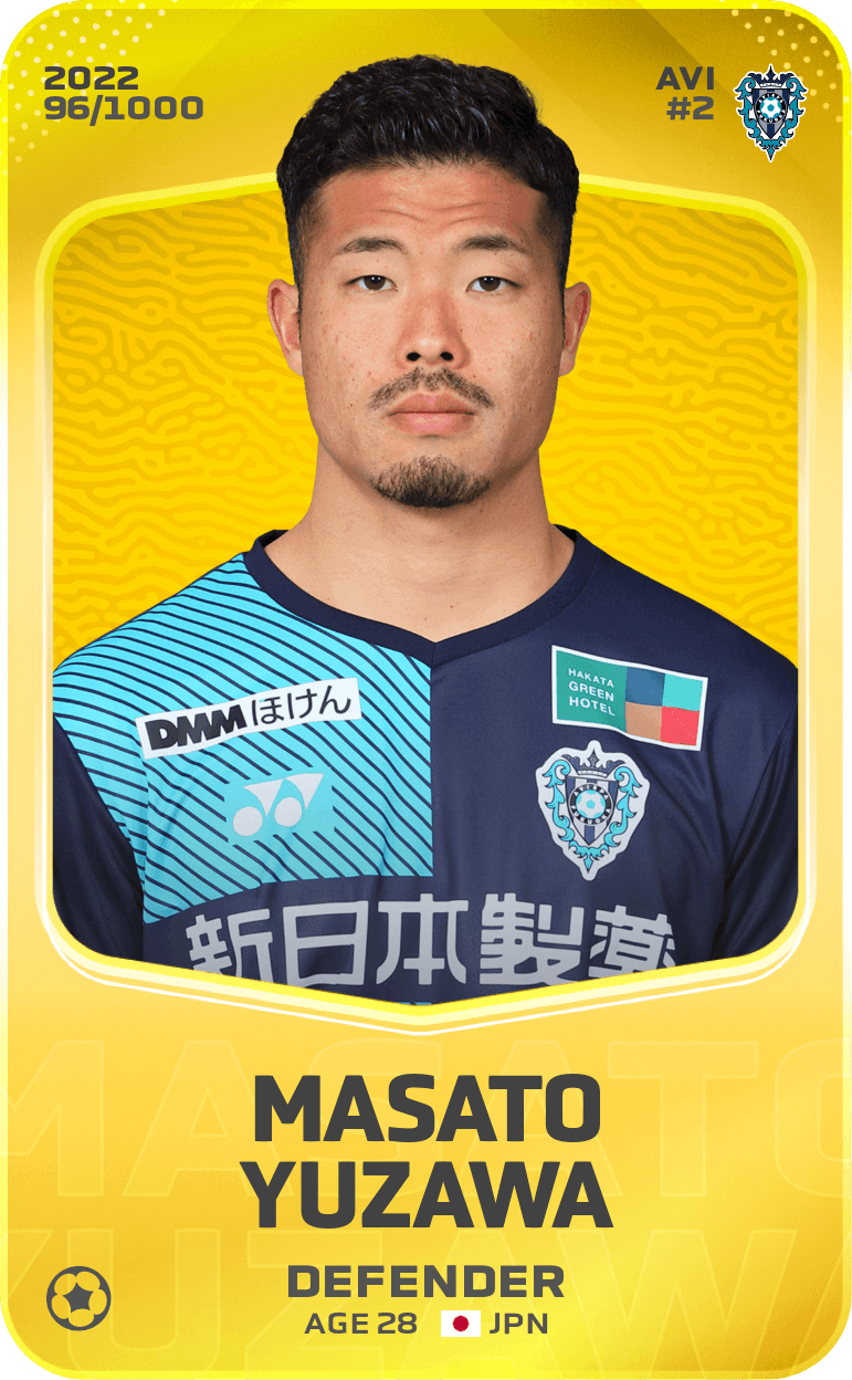 Masato Yuzawa 2022-23 • Limited 96/1000