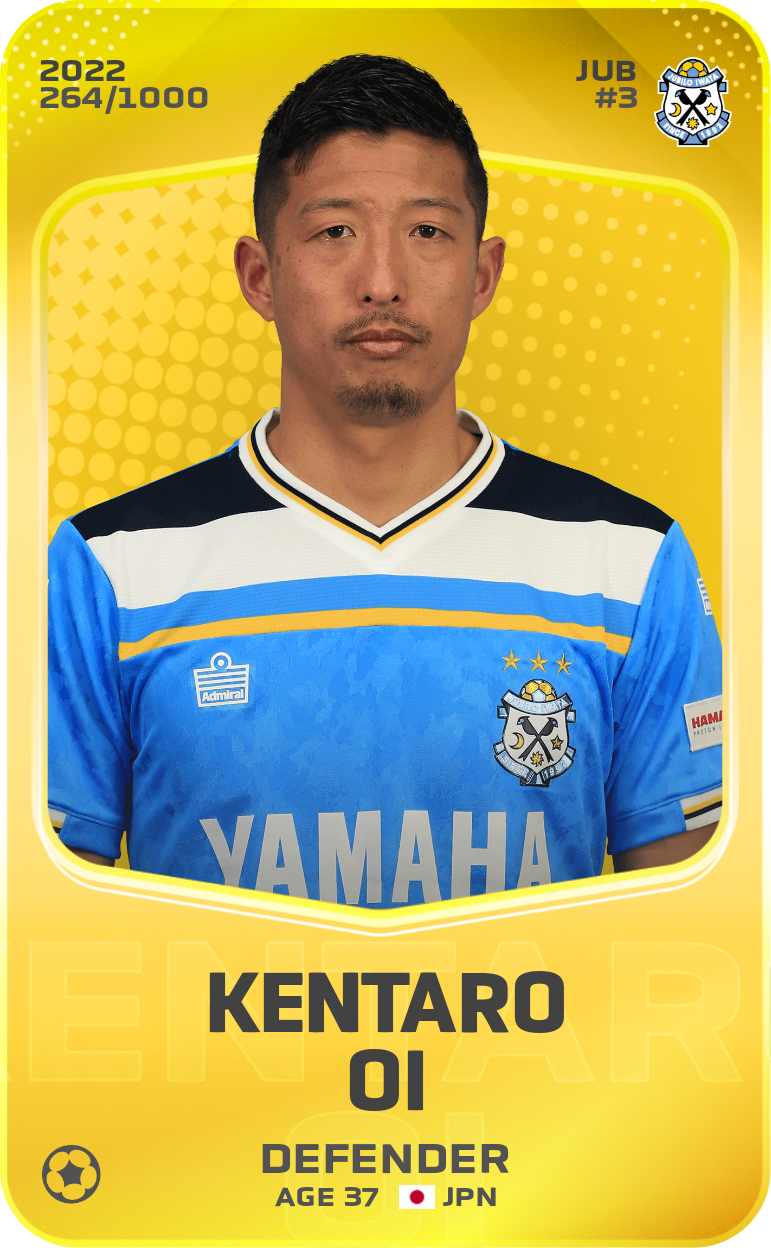 Sorare - Sorare Official - Kentaro Oi 2022-23 • Limited 264/1000 - NFT # 30561476384013115651212697005505379798913402957215024153100254069801291314142