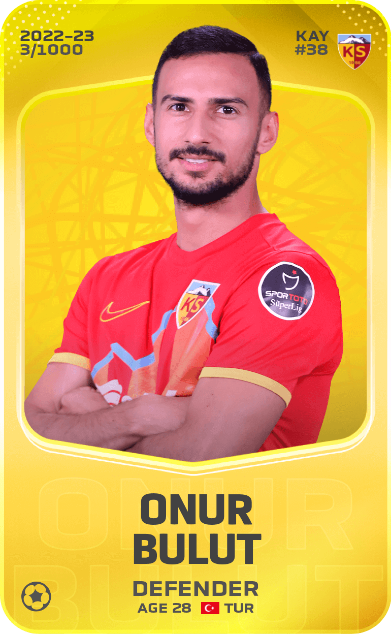 Onur Bulut 2022-23 • Limited 3/1000