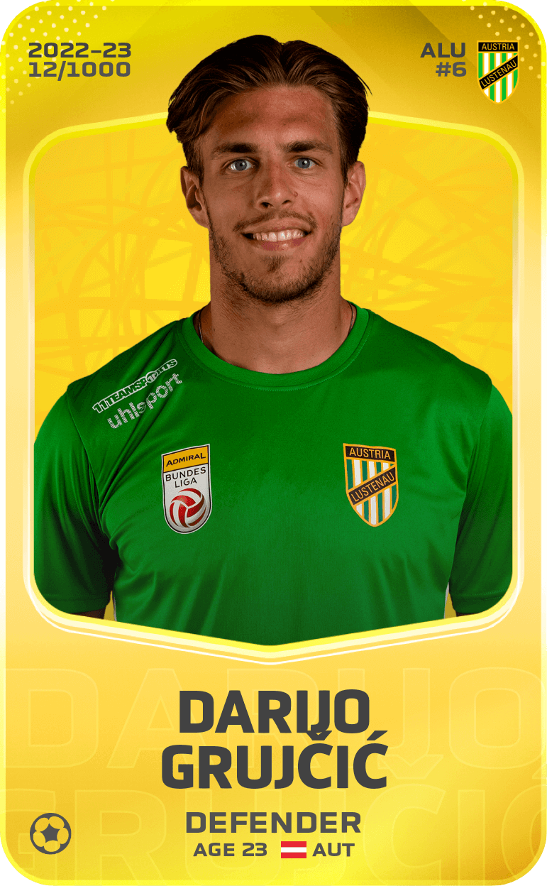 Darijo Grujčić 2022-23 • Limited 12/1000