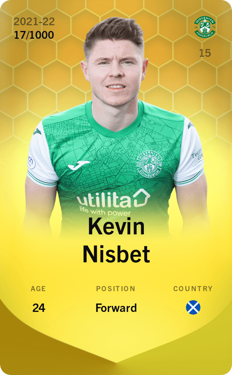 Kevin Nisbet 2021-22 • Limited 17/1000