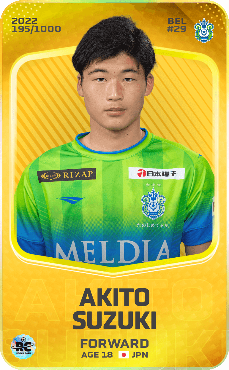 Akito Suzuki 2022-23 • Limited 195/1000