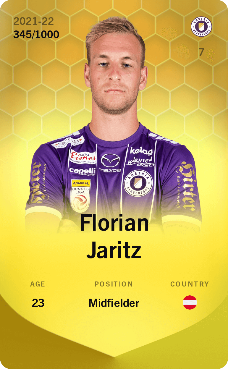 Florian Jaritz 2021-22 • Limited 345/1000
