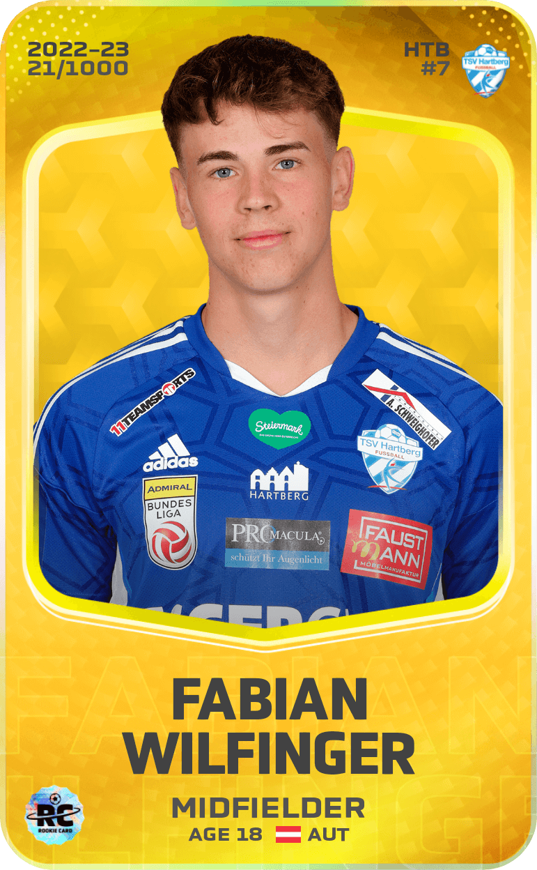 Fabian Wilfinger 2022-23 • Limited 21/1000