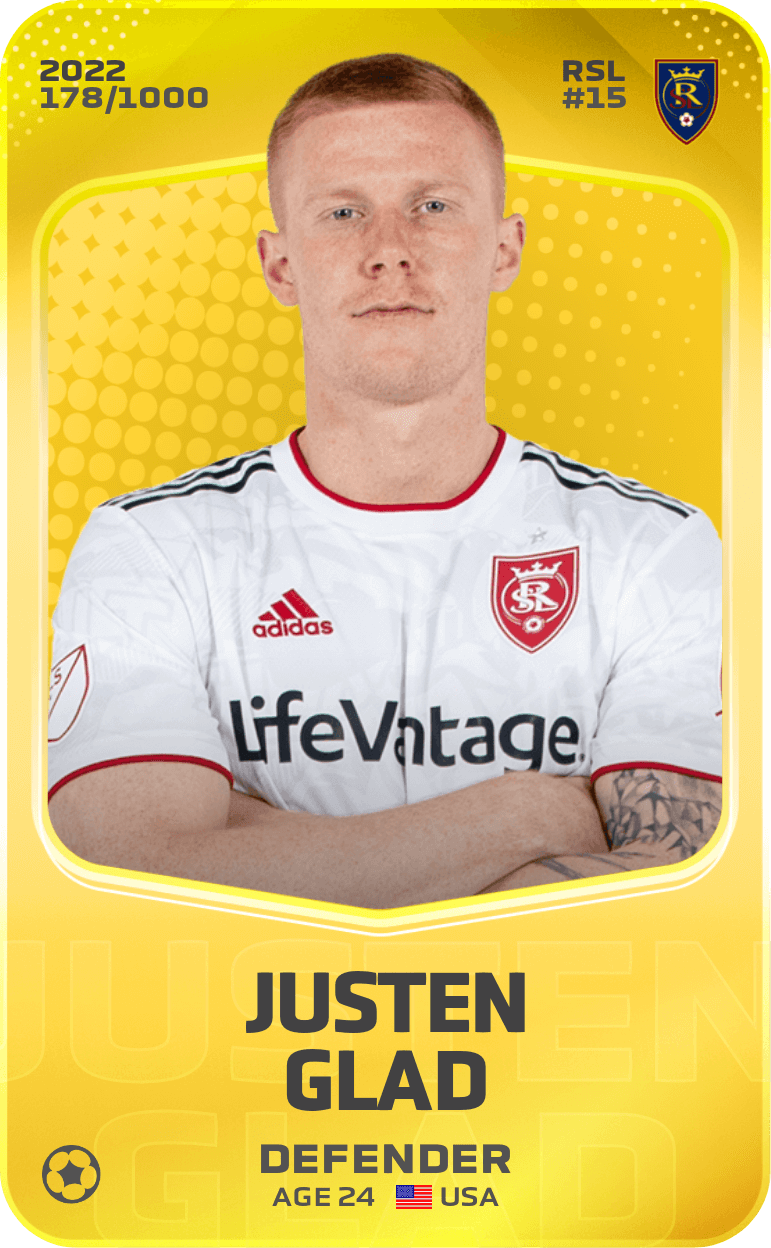 Justen Glad 2022-23 • Limited 178/1000