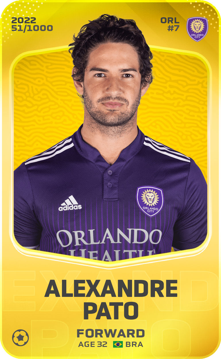Sorare - Sorare Official - Alexandre Pato 2022-23 • Limited 51/1000 - NFT # 1270989104761746854939651153331927477999454739203555626306833872706963209653