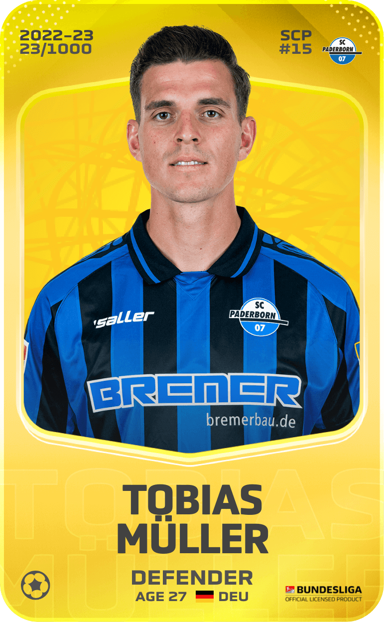 Tobias Müller 2022-23 • Limited 23/1000