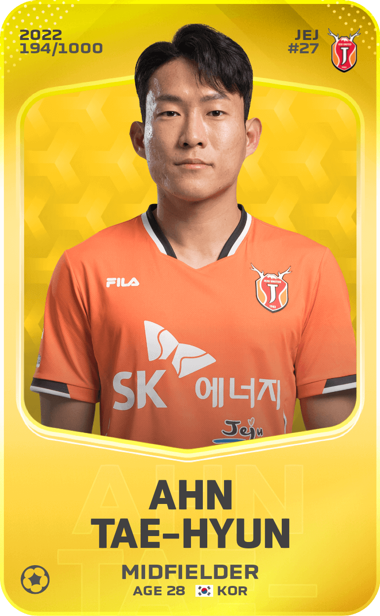 Ahn Tae-Hyun 2022-23 • Limited 194/1000