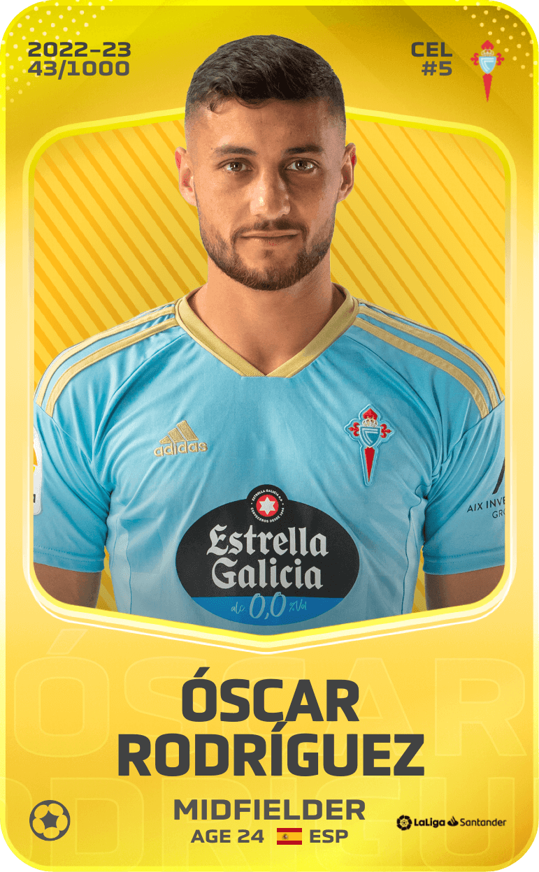 Óscar Rodríguez 2022-23 • Limited 43/1000