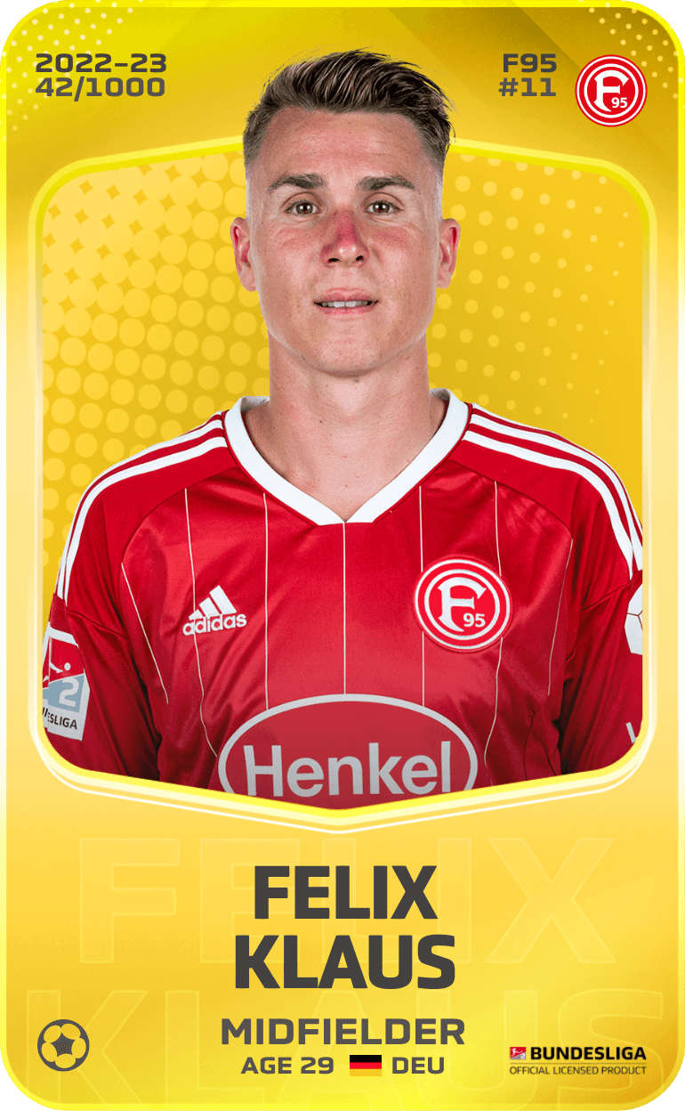 Felix Klaus 2022-23 • Limited 42/1000