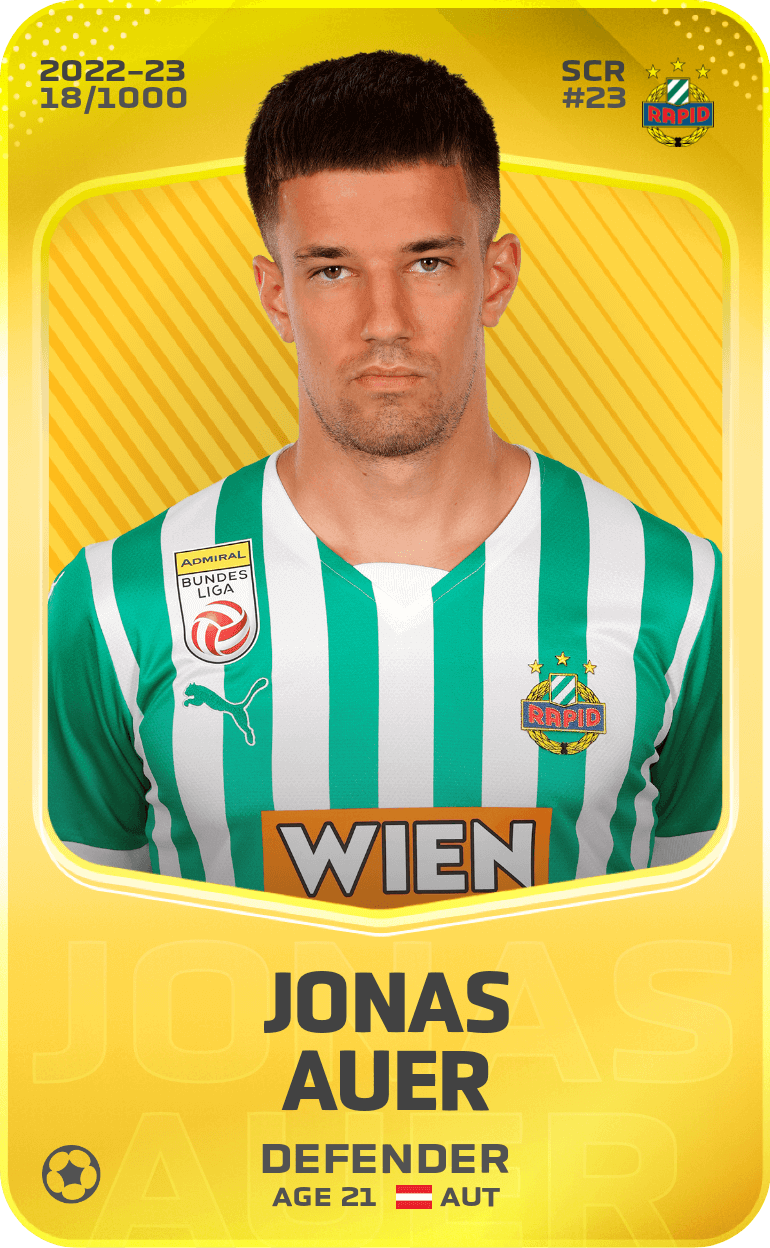 Jonas Auer 2022-23 • Limited 18/1000