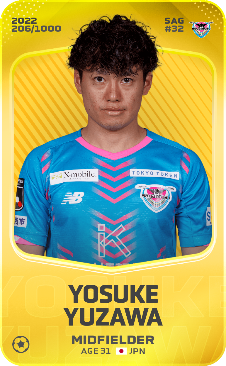 Sorare - Sorare Official - Yosuke Yuzawa 2022-23 • Limited 206/1000 - NFT # 74889906338218648680594887148238510608402781175339128934969410720300925504307