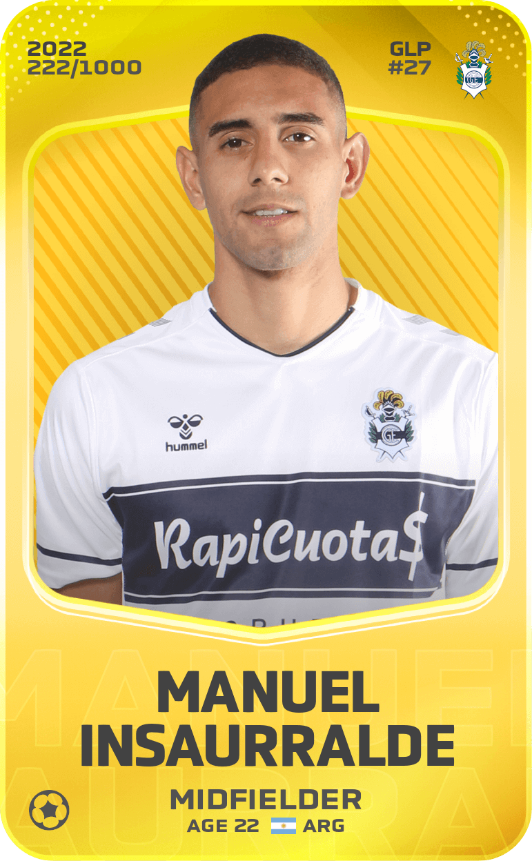 Manuel Insaurralde 2022-23 • Limited 222/1000