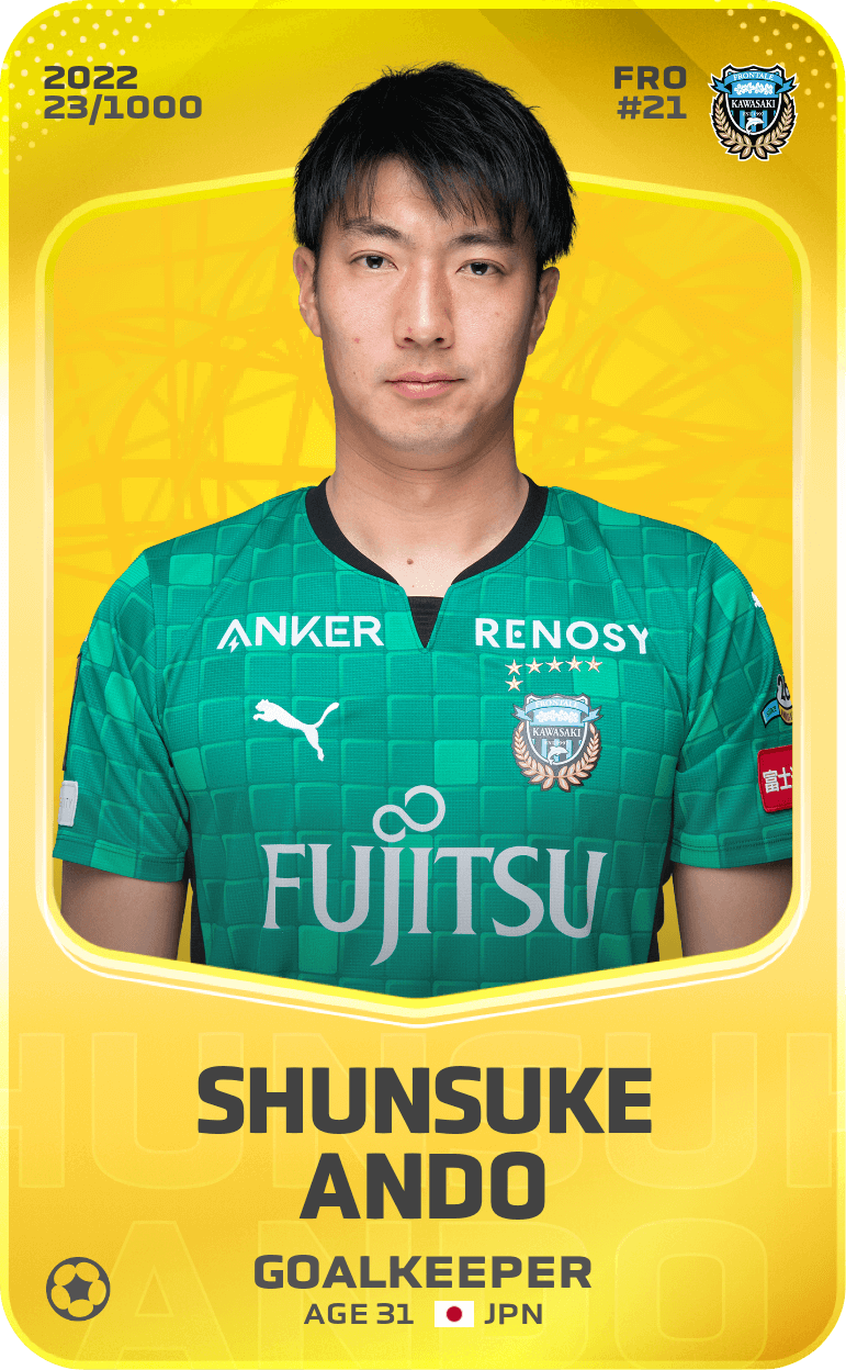 Shunsuke Ando 2022-23 • Limited 23/1000