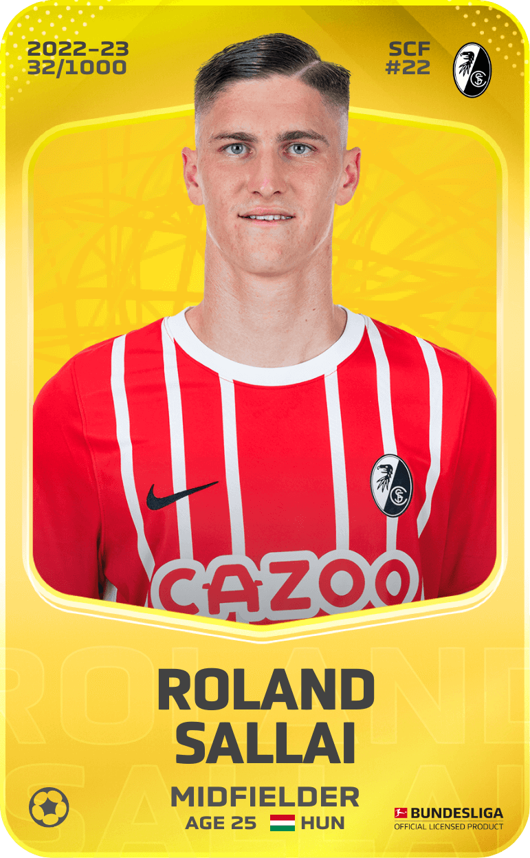 Roland Sallai 2022-23 • Limited 32/1000