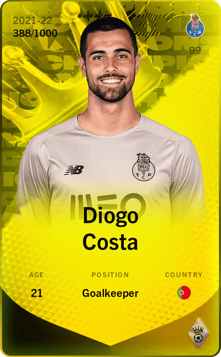 Diogo Costa 2021-22 • Limited 388/1000