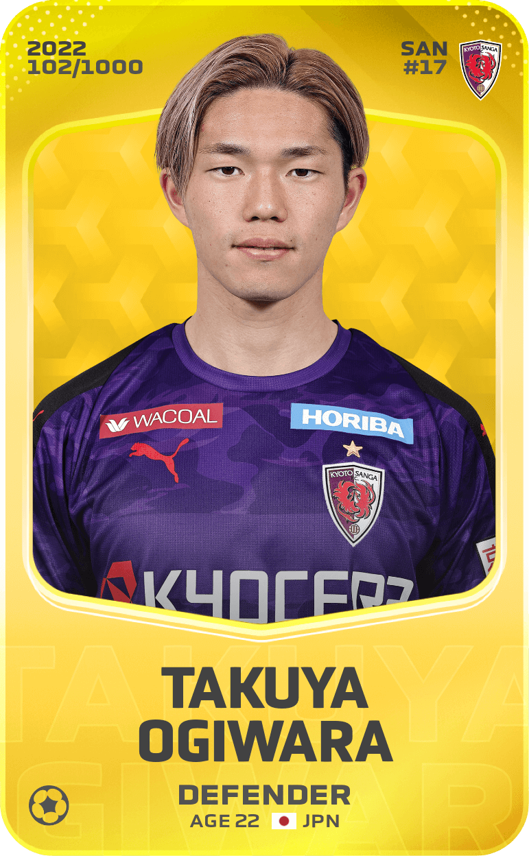 Takuya Ogiwara 2022-23 • Limited 102/1000