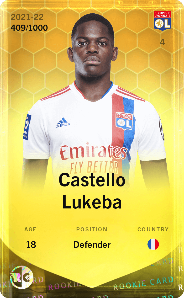 Castello Lukeba 2021-22 • Limited 409/1000