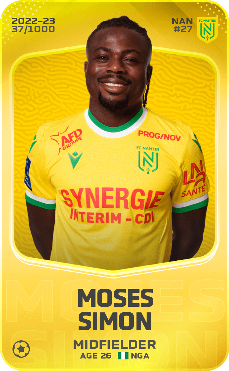 Moses Simon 2022-23 • Limited 37/1000