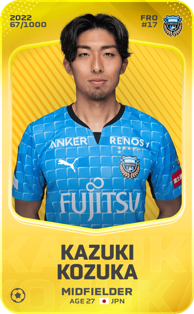 Kazuki Kozuka 2022-23 • Limited 67/1000