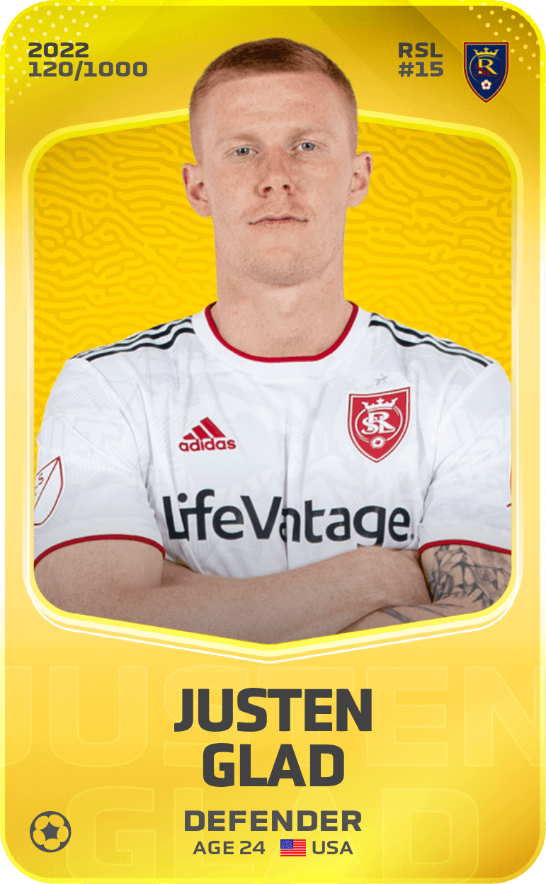 Justen Glad 2022-23 • Limited 120/1000