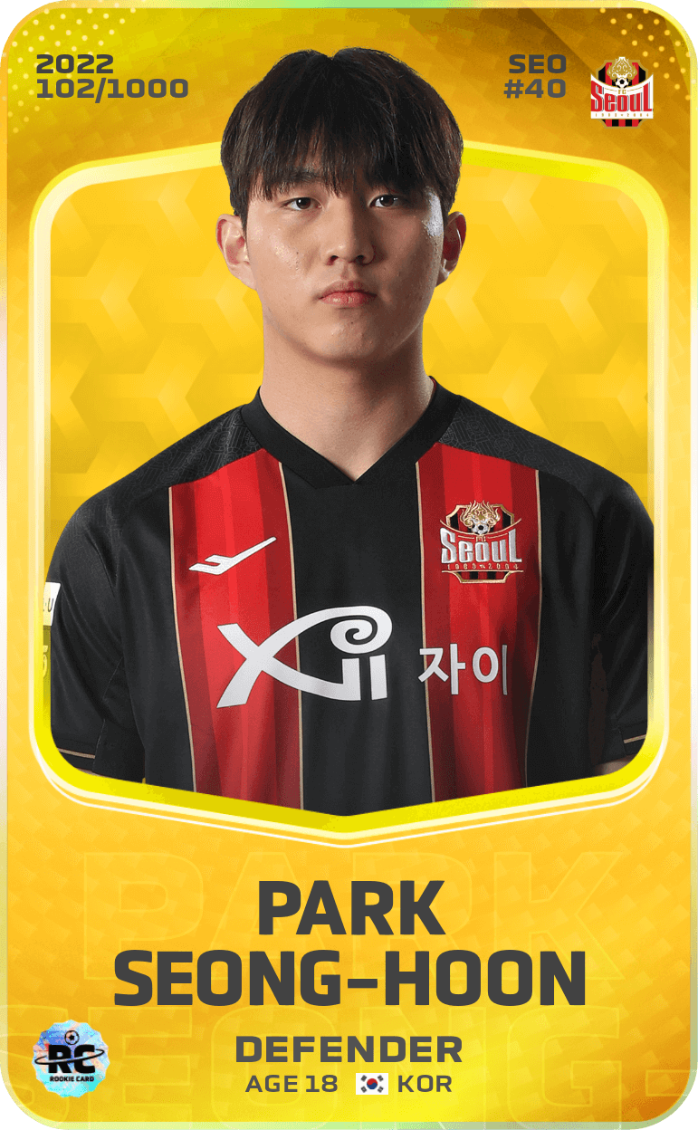 Park Seong-Hoon 2022-23 • Limited 102/1000
