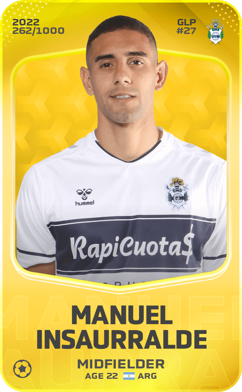 Manuel Insaurralde 2022-23 • Limited 262/1000
