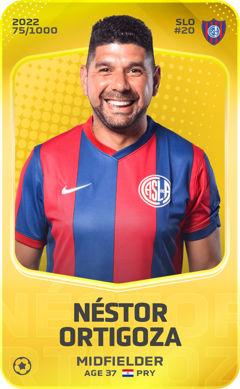 Sorare - Sorare Official - Néstor Ortigoza 2022-23 • Limited 75/1000 - NFT # 59148494617864636494927725981205913948047383420179473202608184445101960016769