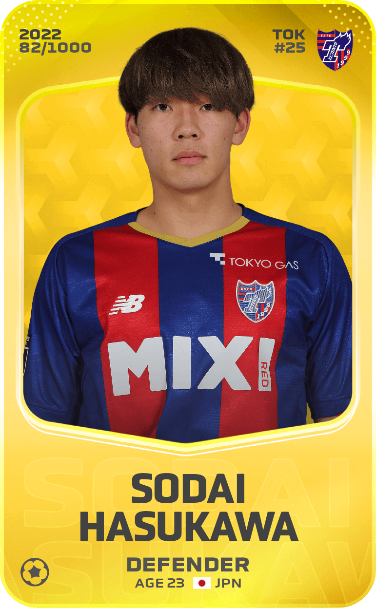 Sodai Hasukawa 2022-23 • Limited 82/1000