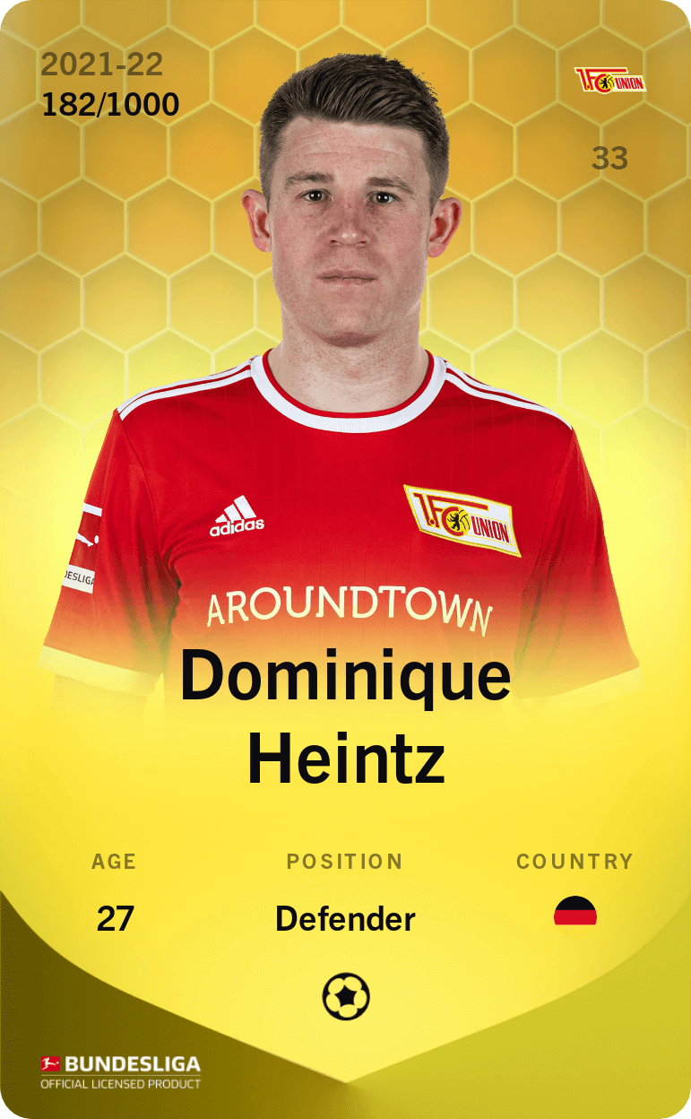 Dominique Heintz 2021-22 • Limited 182/1000