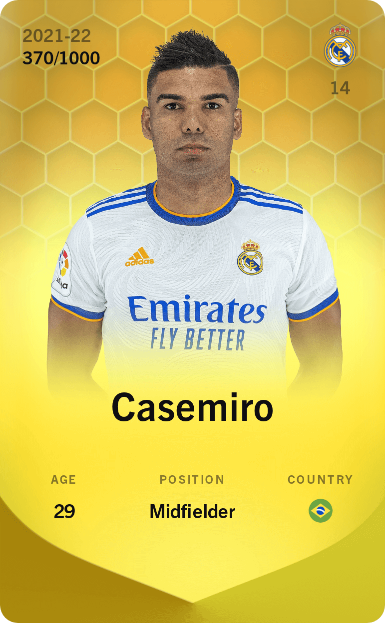 Casemiro 2021-22 • Limited 370/1000