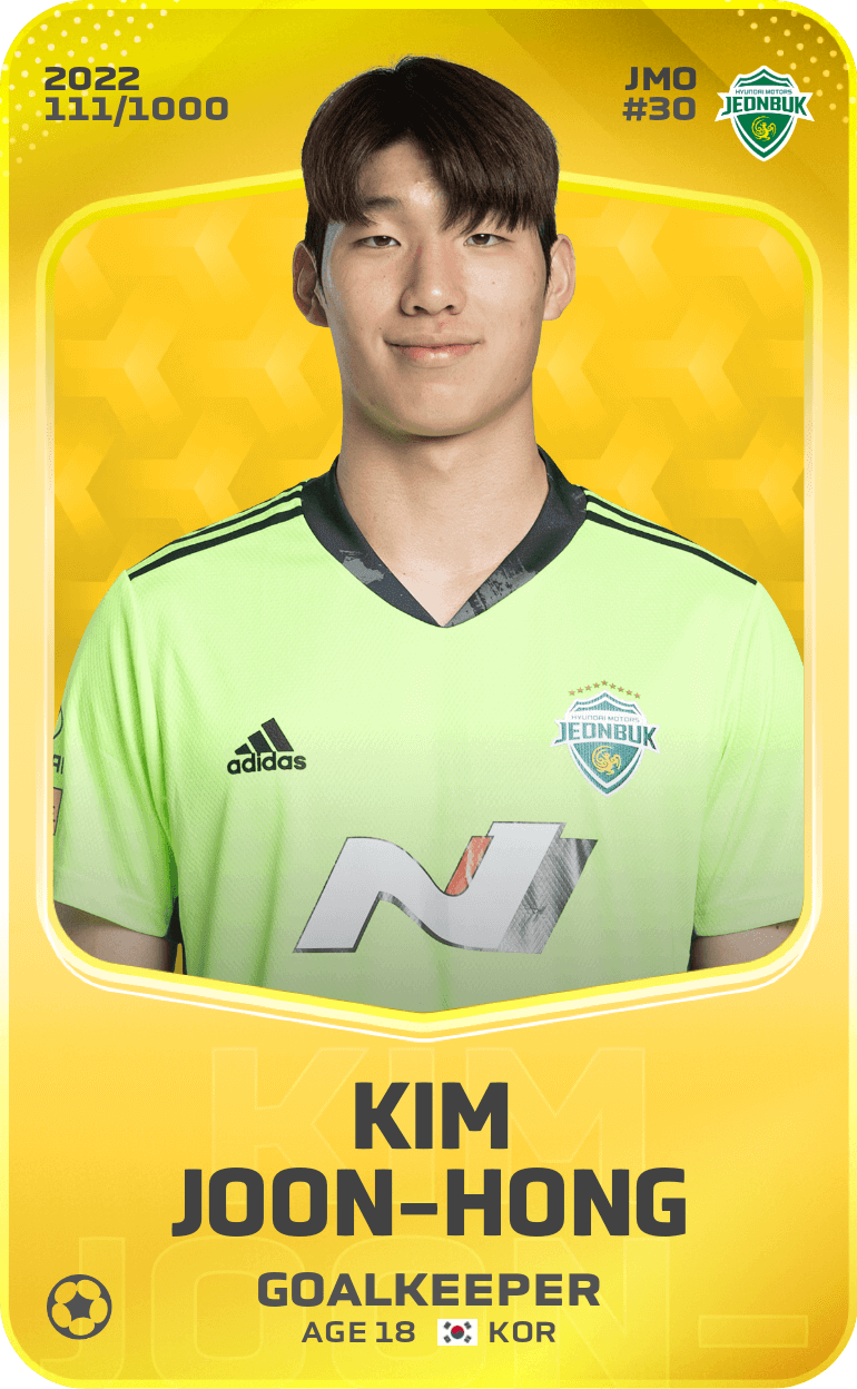 Kim Joon-Hong 2022-23 • Limited 111/1000