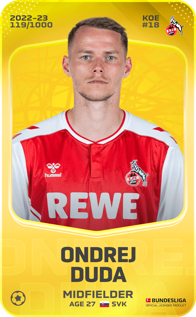 Ondrej Duda 2022-23 • Limited 119/1000